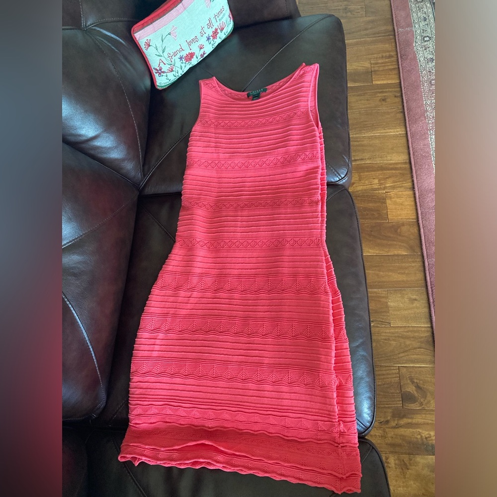 Ralph Lauren Pink Dress Size Small